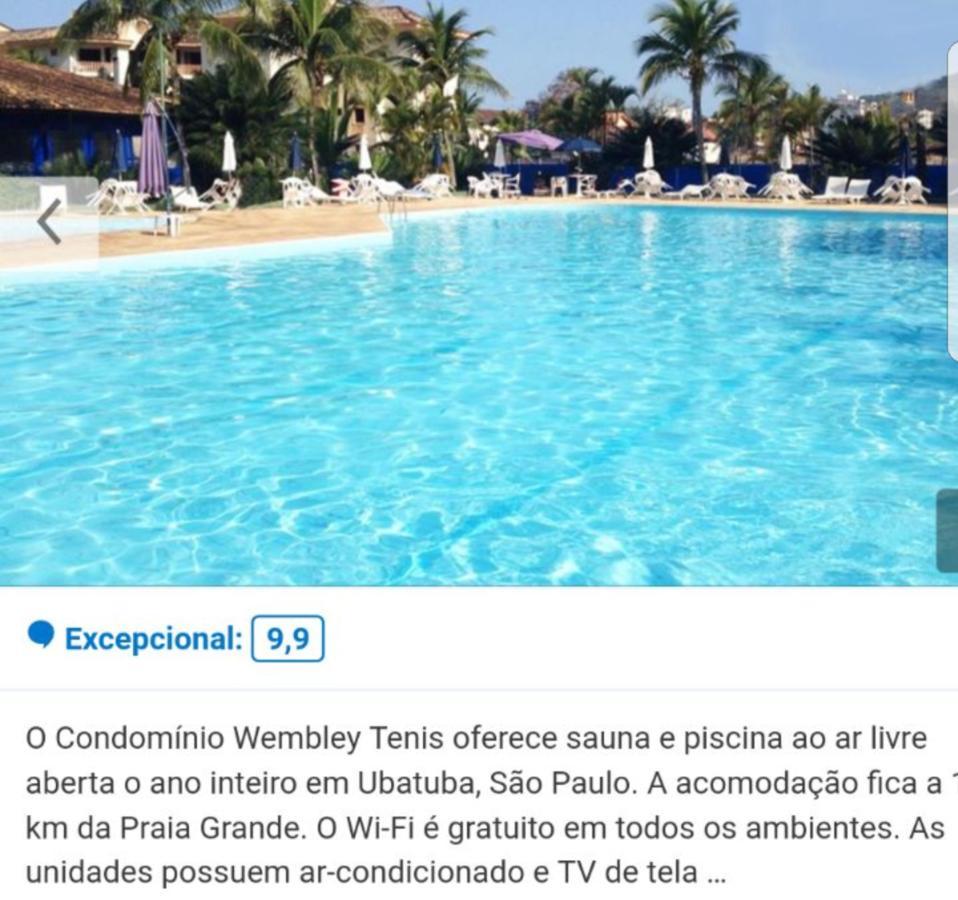 Ubatuba Apto. Wembley Tenis Apartment ภายนอก รูปภาพ